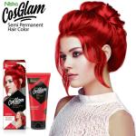 Nisha Cosglam Semi Permanent Hair Color, #23 Valentine Red , 23 Valentine Red