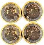 Litt Chai Sweet Cinnamon Spiced Elaichi (Pack of 2) with Vanilla Spice Masala (Pack of 2) Cinnamon, Cardamom, Vanilla Black Tea Tin (4 x 30 g)