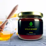Village-Organica Wild Honey | Raw, Unprocessed, Pure Honey | Organic honey | Chemical free & Unadulterated | Glass Bottle | 250 Grams |