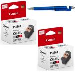 Canon CH 71 L Twin Printhead (PACK OF 2) with 3 in 1 Multi-Function Creative Mobile Phone Stand