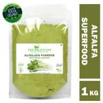Shudh Online Alfalfa Grass Powder (1 Kg / 1000g), Alfalfa Tonic (100% Pure, Green Superfood, High Chlorophyll)
