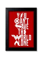 Blue Nexus Avengers Endgame Quotes Wall Poster with Wall Frame Room Art Painting Collection A4 size 10x13