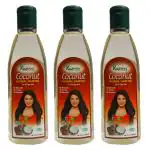 KAZIMA Coconut Herbal Hair Oil Ideal For Reduces Hair Fall, Hair Fall Control, Hair Growth And Dandruff 100ml Each (Pack Of 3)