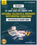 IFAS IIT JAM Integral Calculus & Ordinary Differential Equations Book - Theory and Application Book for CUET, GATE, NBHM, TIFR & All MSc Entrance Exams