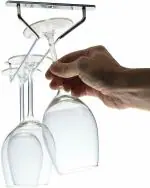 UNIQUEWELL Stainless Steel Wine Glass Stand-Wine Glass Holder-Wine Rack-Wine Glass hanger