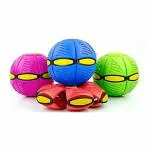 Smartcraft Flat Ball Disc, Magic Flying Saucer Ball Flying UFO Flat Throw Disc Kids Park Game