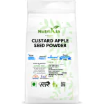 Nutrixia Custard Apple Seed Powder-Annona Squamosa-Sitaphal-Sugar apple 250 Gms