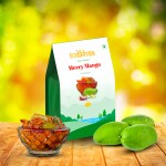 Indikhaa | Merry Mango | Homemade Aam Ka Achar with garlic - Net Weight 300 g | No Preservatives