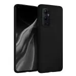 LIRAMARK Liquid Silicone Soft Back Cover Case for OnePlus 9 Pro / 1+9 Pro (Black)