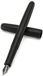 GOLD LEAF JINHAO 601 Series Fountain Pen (Matte Black, Fine Nib 0.5mm)