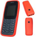 Gizmofreaks Back Cover Case for Nokia 110 TA-1302 DS 2019 ( Premium Matte TPU ) Red