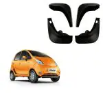 Gee Cee Black Abs Plastic O.E Type Mud Flaps Mud Guard For Tata Nano Type-2 (Set Of 4)