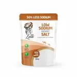 Lunn 50% Low Sodium Desert (Rajasthani) Salt | Rich in Minerals | High in Taste | Vegan Certified & Free from microplastics | 100 gm Pouch