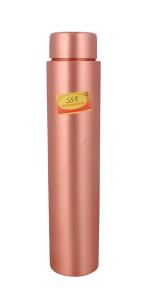 Shiv Shakti Arts Thin - No 2, 100 % Pure Copper Bottle - Jointless Designer (1 Piece - 500 ml)