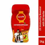 Geofit Chyawanprash Pack of 1kg -Enriched with Nutrients of Amla with Honey Combination of Herbs & Plant Extracts , Helps to Boost 2x Immunity, Strength and Stamina