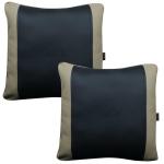 Able Dolphin Comphy Pillow Square Cushion Black and Beige for Volvo- XC60 Old Set of 2 pcs