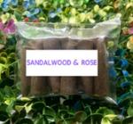 Happy Surroundings Sandalwood & Rose Incense Cones (50 Cones)