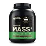 Optimum Nutrition (ON) Serious Mass High Protein High Calorie Weight Gainer Powder - 3 kg (Chocolate) with Vitamins and Minerals, Suitable for Vegetarians.