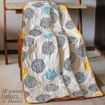 URBAN SPACE Microfibre Quilt AC Blanket, 120 GSM All Season Comforter, Reversible use 3 Layered Quilted Blanket for AC and Light Winters (Turkey, 220 cm x 240 cm Double Bed)