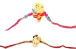 Kavim Kids Rakhi (Ganesh Ji and Hanuman Ji Rakhi)