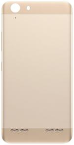 FRIENDZZWORLD Gold Plastic Back Panel For Lenovo K5 Plus