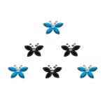 Comet Busters Blue, Black Stone Bindi For Women