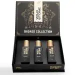 Wild Stone Whisky, Cigar and Ammo 20ml Gift Set Spicy and Woody Long Lasting Perfume for Men (20ml Each)