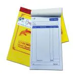 CRAFT WAFT Dolphin Cash Memo, Bill Memo, Credit Memo, Estimate Memo 100 Sheets(100 Printed+100 Plain Leaves) with serial number,Perforated for Shop,Office,Institute (18x11 CM) (2)
