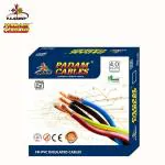 Padam Cables FR Multi Strand House Wiring Cable / Single core Copper Black wire 4 sq/mm Black 90 m Wire  (Multicolor)