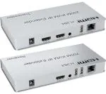 Tech- i RuhZa HDMI 200m KVM IP Extender RJ45 IP Network KVM Over IP Extender Over Cat5e/6, HDMI KVM Extender with Wide IR by TCP/IP