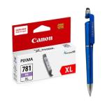 Canon CLI 781 XL Photoblue Ink Cartridge with 3in1 Multi-Function Creative Mobile Phone Stand
