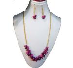 JAYA VISION ENTERPRISES Gemstone Ruby Root Chakra Necklace