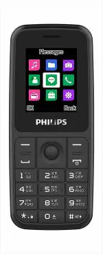 PHILIPS E125, Dual Sim, Black, Feature Phone