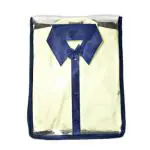 Proudme Transparent Plastic Men Shirts Cover (Pack Of 3)