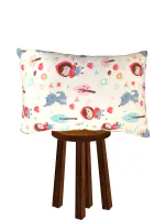 Elementary Premium Toddler Pillow with Soft Cotton Pillowcase Red Riding Hood Theme - Multicolor