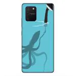 GADGETSWRAP Printed Vinyl Skin Sticker for Samsung Galaxy S10 Lite - squid loch ness monster