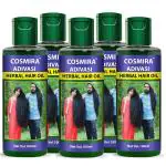 Cosmira Adivasi hair oil original, Adivasi herbal hair oil for hair growth, For women and men,hair oil applicator bottle,hair oil for hair fall and regrowth, adivasi hair oil original 100ml PACK OF 5