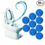SEQUOIA Toilet Bowl Deodorizer Cleaner Powerful Automatic Flush For Bathroom Cleaning Ball Tablets, Toilet Deodorizer Bathroom Cleaner Tablet - (SET OF 10)