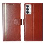 A D Enterprises Brown GP Flip Cover for Realme GT Master Edition | Magnetic Case | Shock Absorbent | Flip Cover Realme GT Master Edition