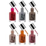 A1Fashion Long Lasting High Shine New Nail Polish Combo Set (Pack of 6)