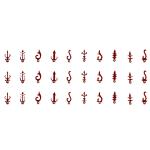 Comet Busters Maroon Bindi For Women