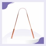 Nurpi copper Tongue Cleaner An Anti-Microbial Tongue scraper for Oral Health Reduces Bad Breath & Supports Digestive Health for adults 1 pc
