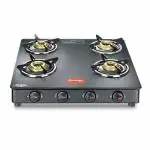 Prestige Magic Powder Coated Glass Top Gas Stove (4 Burners) - GTMC 04 Square