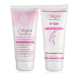 Vigini Brightening Intimate Feminine Hygiene Gel Wash & V Moisturizing Gel-200ml