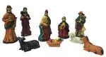 Sk Craft Multicolor Resin Christmas Crib Nativity FigurineSet