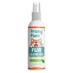 Frisky Paws Fur Glow Oil Spray Leave-in Conditioner for Dogs & Cats of All Breeds 200ml