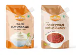 Fruvanta Jain Schezwan Dipping Chutney and Egg less Mayonnaise (100gm x 2)