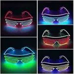 JAGMAG Wire Sunglasses Shape Neon LED Light