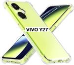 XOVO Back Cover for vivo Y27, vivo Y27 4G (Transparent, Dual Protection, Pack of 1)