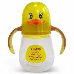 LuvLap Yellow Naughty Duck Spout Polypropylene Anti Spill Sippy Cup for Infant Toddler 210ml